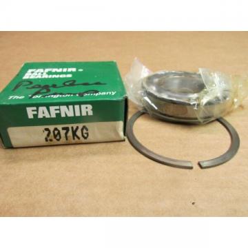 FAFNIR 207KG BEARING OPEN w/ snap ring 207 KG 6207-NR 35x72x17 mm  USA